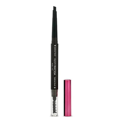 Hilary Rhoda Brow Artist Eyebrow Pencil – Dual-Ended, Smudge-Proof, Long-Lasting, Natural Finish, 0.3g (Black - Shade 01) - Gehnasale