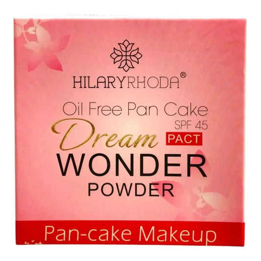 Hilary Rhoda Oil-Free Pan Cake SPF 45 Dream Wonder Powder 03 with Sponge - 28g - Gehnasale