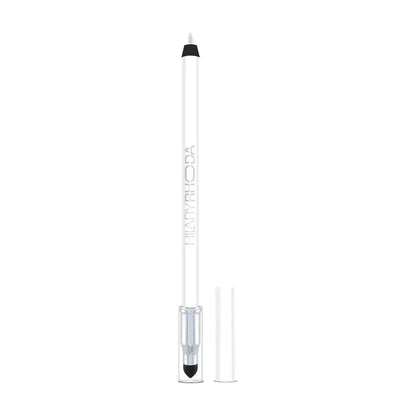 Hilary Rhoda Play n Blend Gel Eyeliner | One Stroke Application | Highly Pigmented, Matte & Shimmer Finish | 2-in-1 Smudger + Eyeliner (Pure White, Shade 08) 1.5g