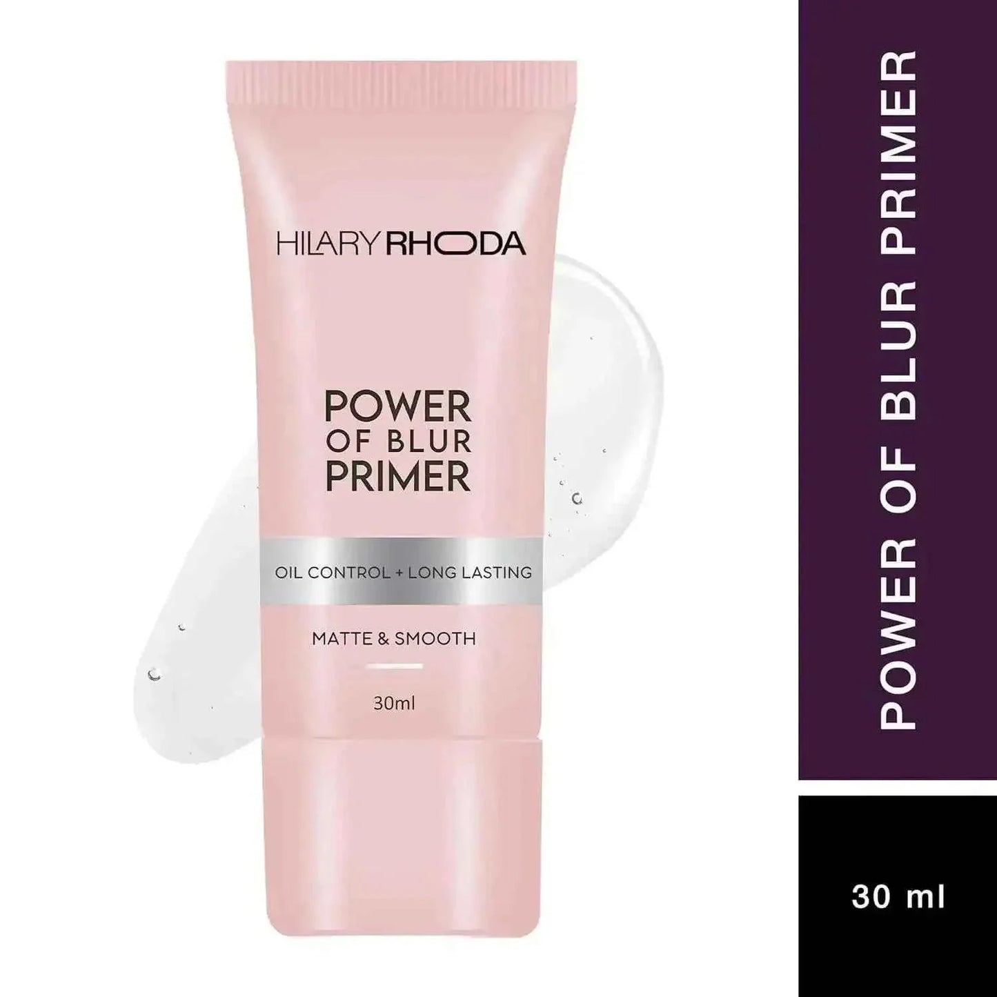hilary rhoda power of blur primer - lightweight, silicone-based, matte finish, oil-control, infused with vitamins a & e, waterproof, 30ml - gehnasale