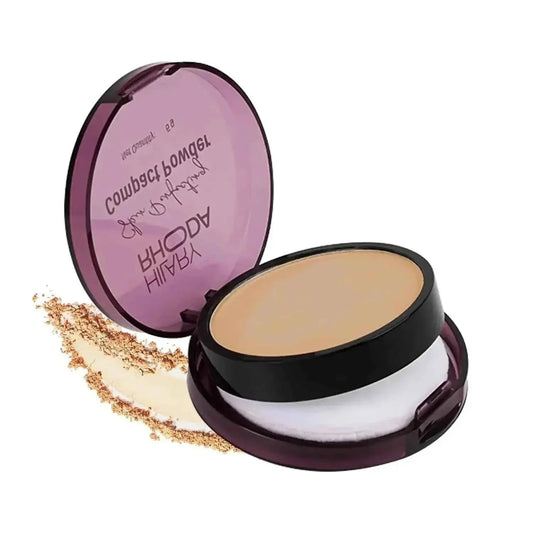 Hilary Rhoda Skin Perfecting Compact Powder - Dusty Beige (Shade 05) | Oil Control & Matte Finish | Buildable Coverage | 6g - Gehnasale