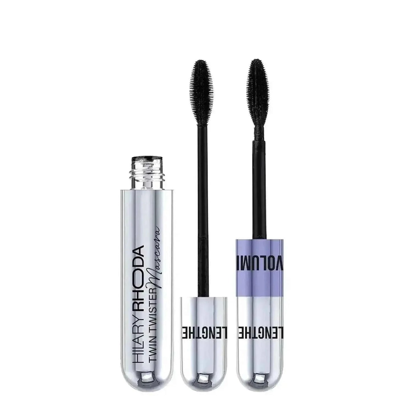 hilary rhoda twin twister mascara | volumizes & lengthens | waterproof, smudge-proof, clump-free | enhances curl | highly pigmented (12ml) - gehnasale