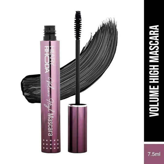 Hilary Rhoda Volume High Mascara | Smudge-Free, Water-Resistant | Volumizing, Long-Wear, Lash-Lift Effect | Black Mascara (7.5ml) - Gehnasale