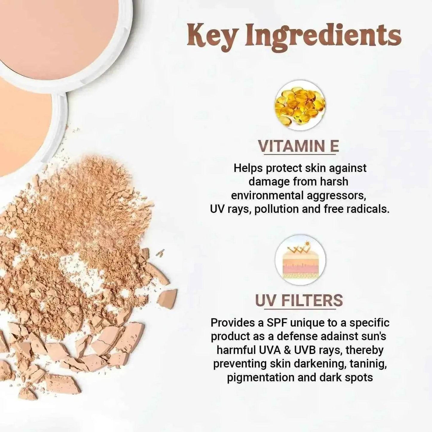 iba pure skin mattifying compact – medium shell (9g) | long wear | oil-free matte finish with spf 15 | even coverage | natural, halal & vegan makeup