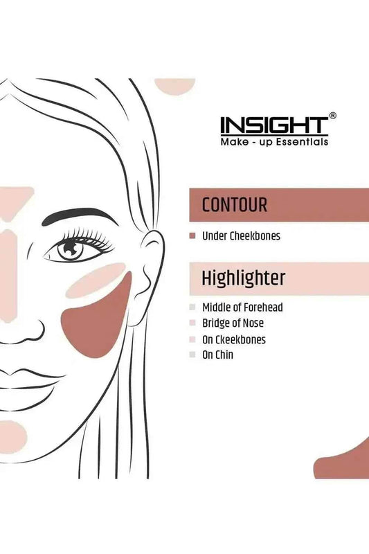 Insight Cosmetics Duo Stick Conceal Contour + Highlighter, 8.5gm (Duo-01)