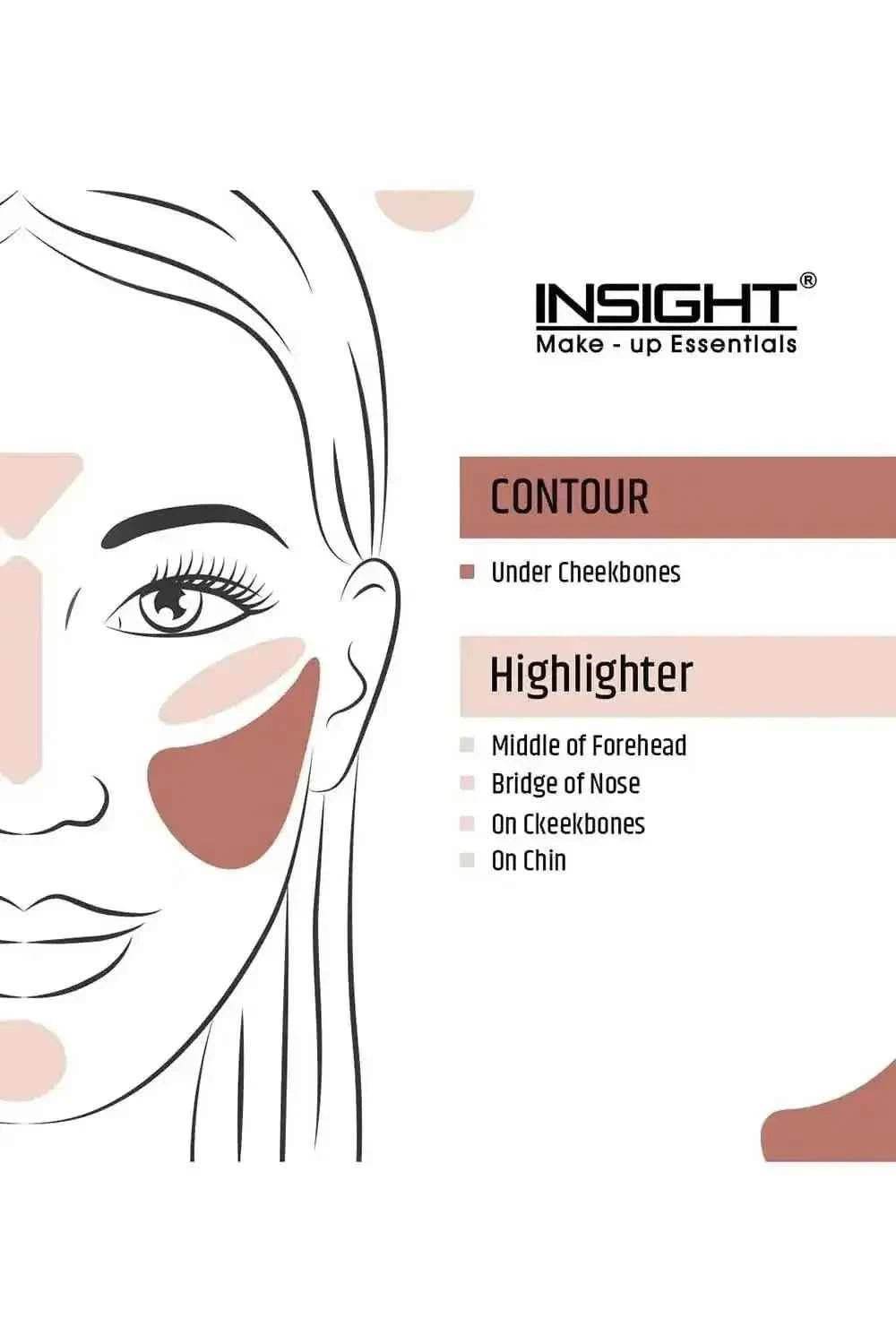 Insight Cosmetics Duo Stick Conceal Contour + Highlighter, 8.5gm (Duo-03)
