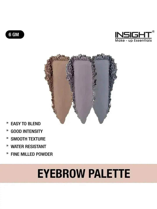 Insight Cosmetics Eyebrow Palette | Blendable, Travel-Friendly, 6g
