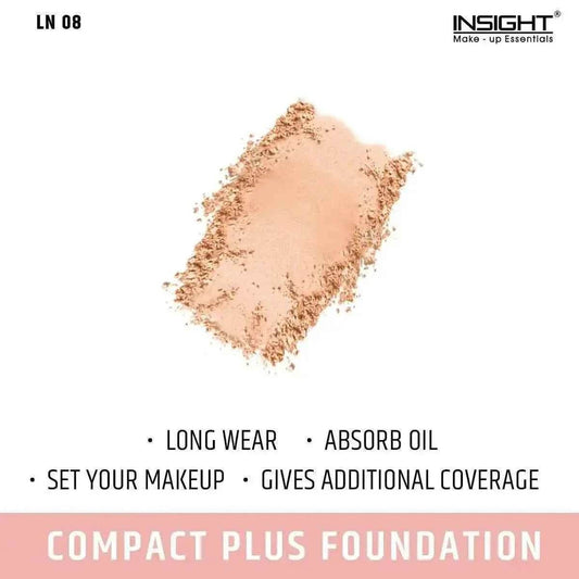 Insight Cosmetics Flawless Finish Setting Powder LN08 - Matte, Long-Lasting, 10g