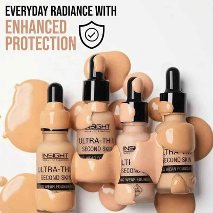 INSIGHT Cosmetics Ultra-Thin Second Skin Foundation - Long Wear, 20ml (01-Golden Honey)