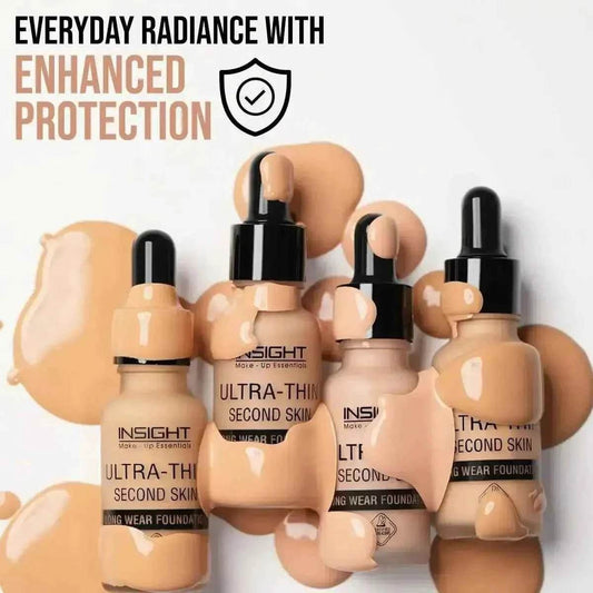 INSIGHT Cosmetics Ultra-Thin Second Skin Foundation - Long Wear, 20ml (01-Golden Honey)