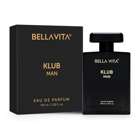 Bella Vita KLUB Man Fragrance - 100ml Premium Long-Lasting Eau De Parfum for Men - Gehnasale