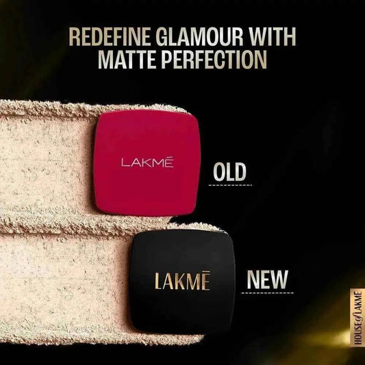 LAKMÉ Forever Matte Compact | Smooth Finish | Normal Skin | 12-Hour Wear | Even-Toned Look | Marble | 9g - Gehnasale