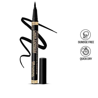 Liner Express Eyepen - Shiny Black | Precision Tip, Smudge-Proof, Long-Lasting