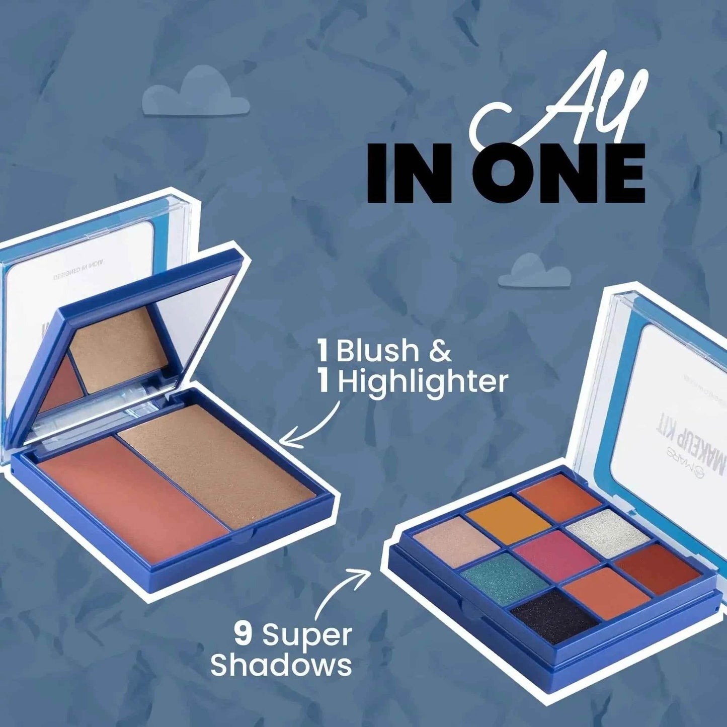 mars complete makeup kit – all-in-one beauty set for face, eyes & lips