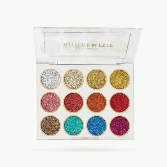 Mars Glitter Eyeshadow Palette – 9 Sparkling Shades | High-Impact Shine | Long-Lasting & Easy to Blend | Party & Festive Eye Makeup