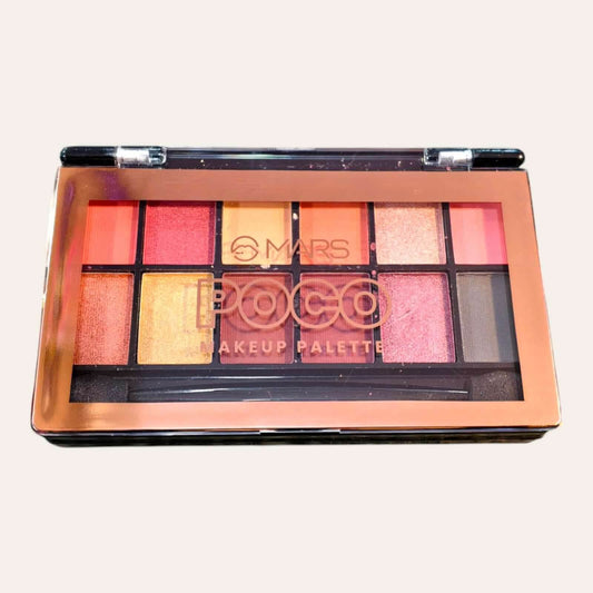 Mars Poco Makeup Palette – All-in-One Face & Eye Kit | Includes Blush, Highlighter, Eyeshadow | Travel-Friendly | Blendable & Long-Lasting