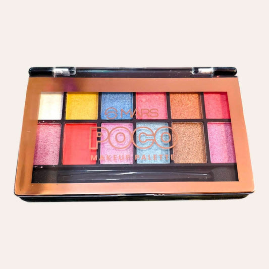 Mars Poco Makeup Palette – Shade 02 | Designed in India | 3-in-1 Face & Eye Palette with Blush, Highlighter & Eyeshadow | Compact, Travel-Friendly & Long-Lasting