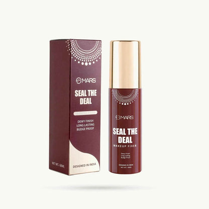 Mars Seal the Deal Makeup Fixer – Long-Lasting Setting Spray | Hydrating & Lightweight | Smudge-Proof & Dewy Finish | Locks Makeup All Day - Gehnasale