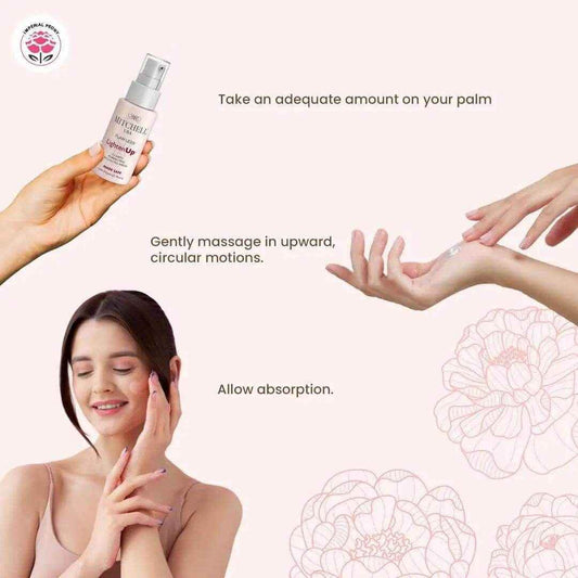 Mitchell USA Flawless Lighten Up Face Serum – 50ml | 10% Niacinamide + Alpha Arbutin + Vitamin C | Anti-Acne, Dark Spot Corrector & Brightening Serum