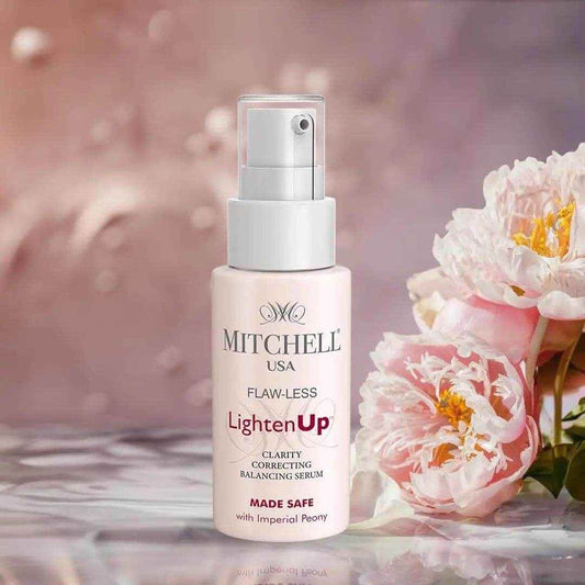 Mitchell USA Flawless Lighten Up Face Serum – 50ml | 10% Niacinamide + Alpha Arbutin + Vitamin C | Anti-Acne, Dark Spot Corrector & Brightening Serum