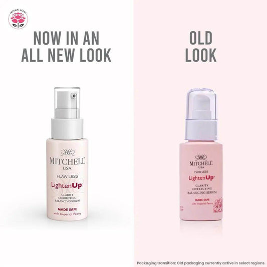 Mitchell USA Flawless Lighten Up Face Serum – 50ml | 10% Niacinamide + Alpha Arbutin + Vitamin C | Anti-Acne, Dark Spot Corrector & Brightening Serum