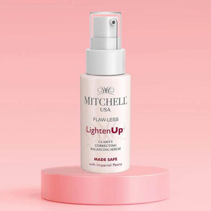 Mitchell USA Flawless Lighten Up Face Serum – 50ml | 10% Niacinamide + Alpha Arbutin + Vitamin C | Anti-Acne, Dark Spot Corrector & Brightening Serum