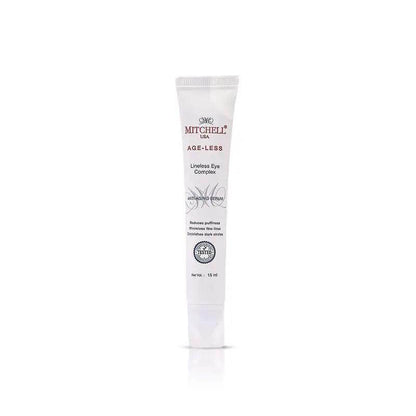 Mitchell USA Lineless Eye Complex – 15ml | Anti-Aging Under Eye Serum for Dark Circles, Puffiness & Fine Lines | Herbal Eye Care for All Skin Types