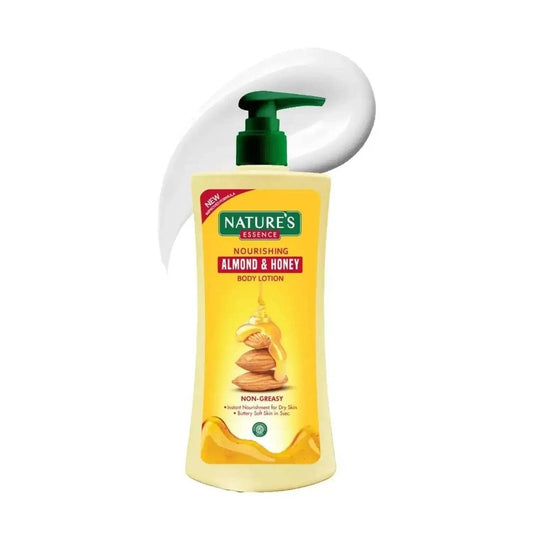 Nature's Essence Almond & Honey Body Lotion | Nourishing & Moisturizing | 400ml