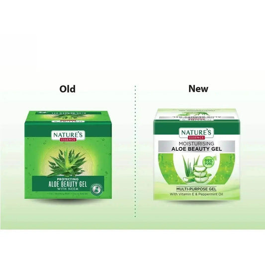 Nature's Essence Aloe Vera Gel – Hydrating & Soothing Gel for Face, Body & Hair | Non-Greasy Formula for Skin Nourishment & Sunburn Relief | 100g