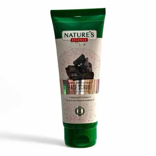 Nature's Essence Anti-Pollution Charcoal Face Scrub | Deep Cleansing & Exfoliation | 50g