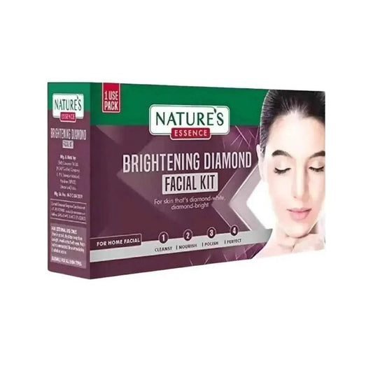 Nature’s Essence Brightening Diamond Facial Kit | 20g | Radiant Skin Care