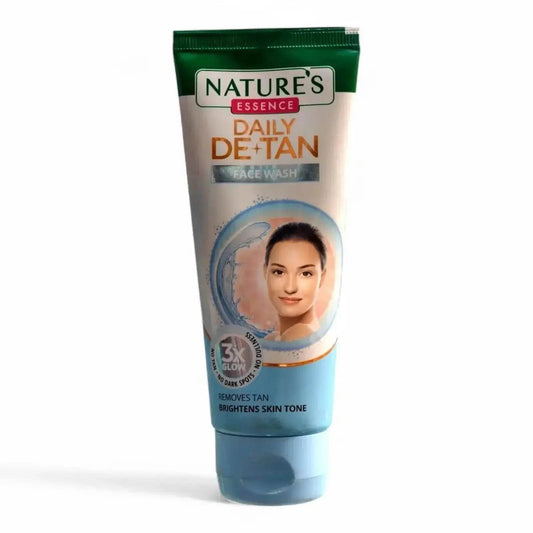 Nature's Essence Daily De-Tan Face Wash | Brightening & Tan Removal | 100ml / 50g