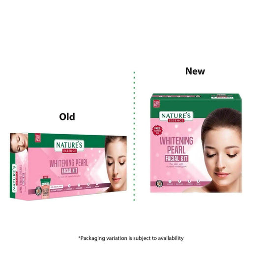 Nature’s Essence Whitening Pearl Facial Kit with Free Facewash | 60g + 50ml