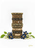 Navy Blue Gold Bridal Floral Stone Bangles Set – Gehna Designer Collection