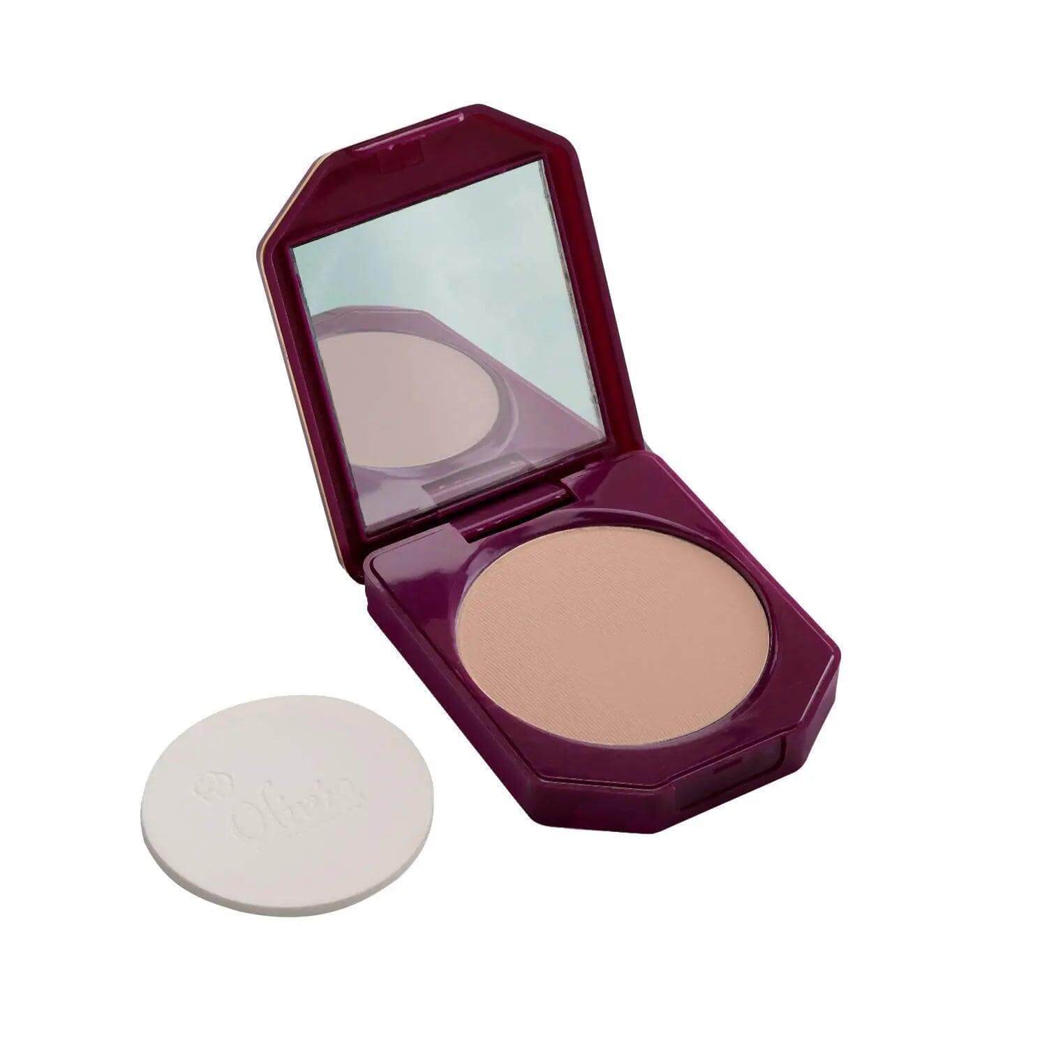 Olivia 100% Oil-Free Compact Powder Natural Beige, Shade No. 2, 15g - Gehnasale