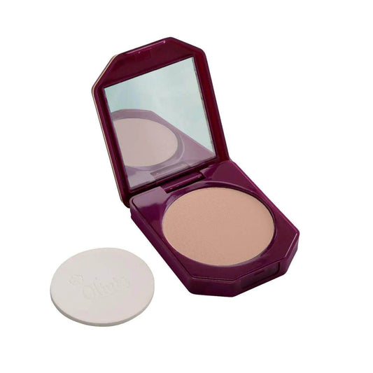 Olivia 100% Oil-Free Compact Powder Natural Beige, Shade No. 2, 15g - Gehnasale