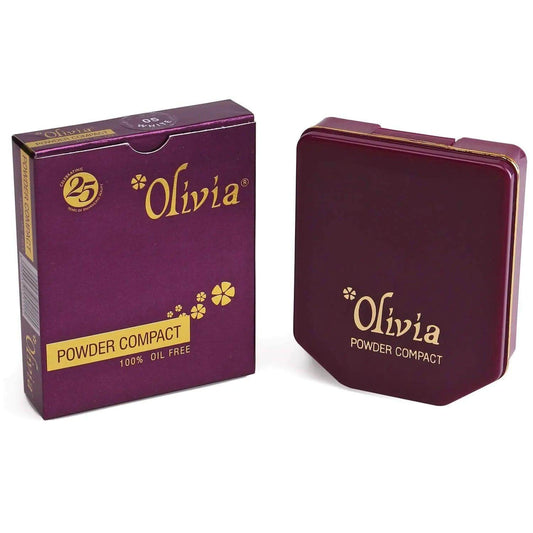 Olivia 100% Oil-Free Compact Powder Natural Rose 15g, Shade No. 3 - Gehnasale
