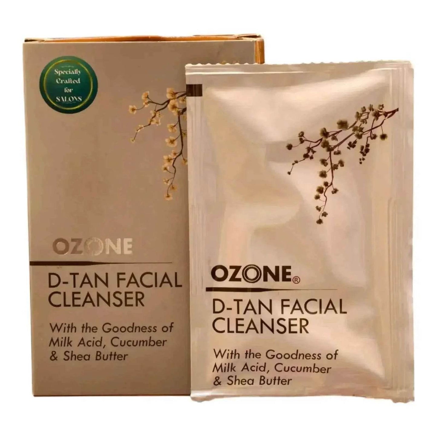 ozone d-tan facial cleanser – remove tan & brighten skin