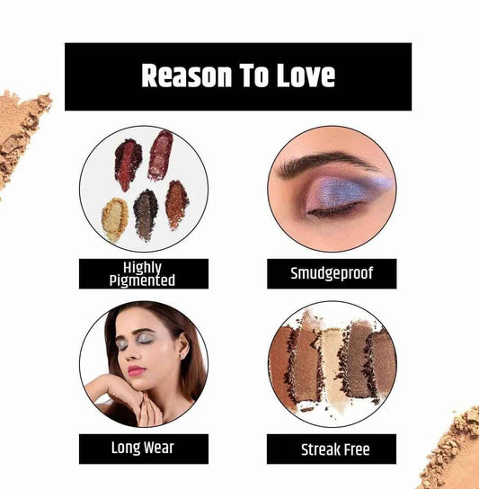 Pro Eyeshadow Shade A | Highly Pigmented, Blendable & Long-Lasting