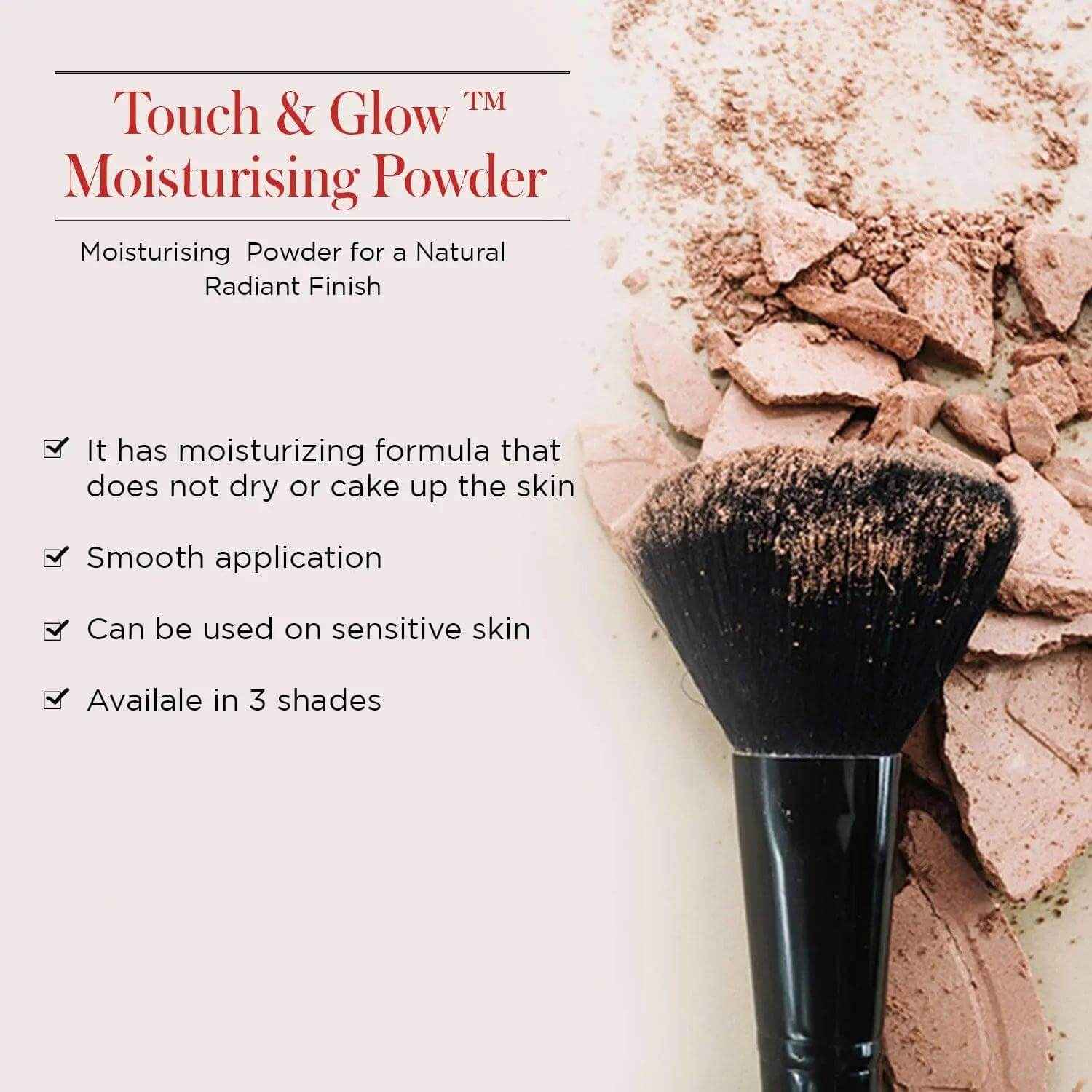 Revlon Touch and Glow Moisturising Powder - Gold Matte (12g) - Gehnasale