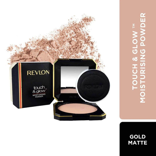 Revlon Touch and Glow Moisturising Powder - Gold Matte (12g) - Gehnasale