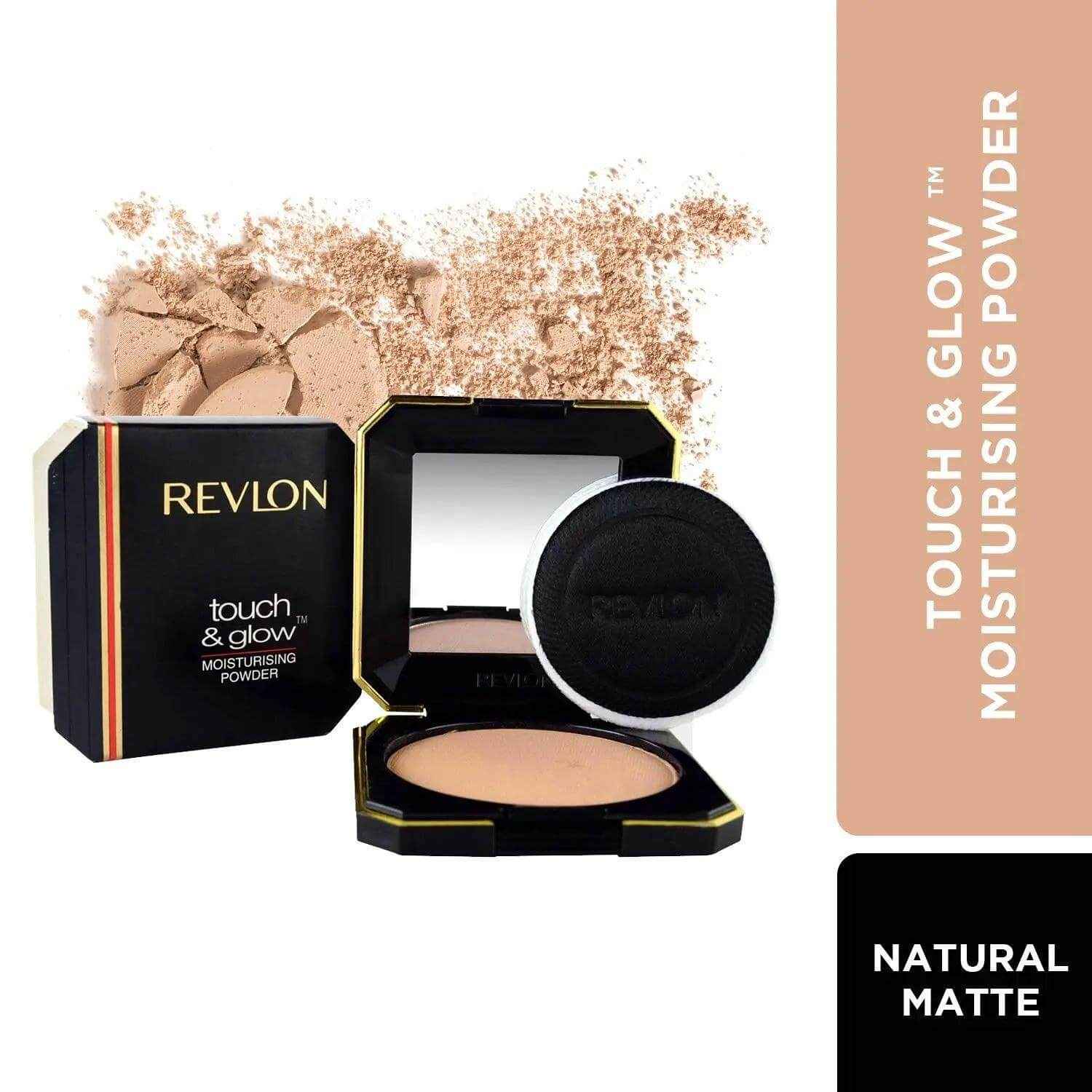 Revlon Touch and Glow Moisturising Powder - Gold Matte (12g) - Gehnasale