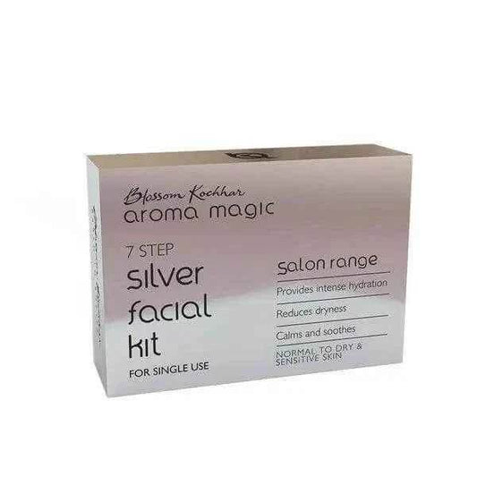Silver Facial Kit – Single Use | 5-Step Home Facial for Bright, Radiant Skin
