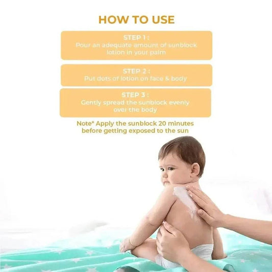 Softsens Sunblock SPF 30 Lotion | Vitamin E, Avocado & Carrot Extracts | For Babies & Parents | 50g