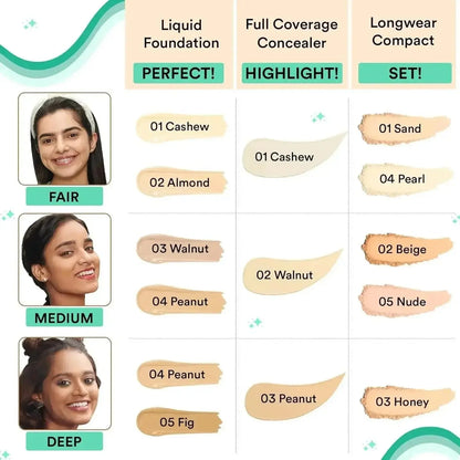 SUGAR POP Liquid Foundation - 05 Fig - 30 ml | Water Resistant, Long-Lasting (Up to 10 Hours), Super Matte Finish, Full Coverage Foundation for Flawless Skin - Gehnasale