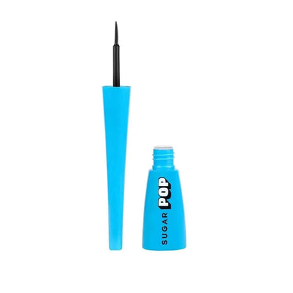 SUGAR POP Matte Finish Eyeliner Pencil - Smudge-Proof, Water-Resistant, Quick-Drying, Castor Oil Infused | 4.5 ml - Black (Shade 01)
