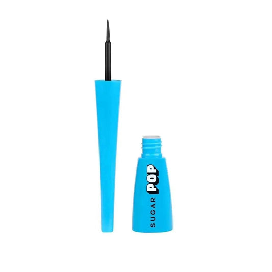 SUGAR POP Matte Finish Eyeliner Pencil - Smudge-Proof, Water-Resistant, Quick-Drying, Castor Oil Infused | 4.5 ml - Black (Shade 01)