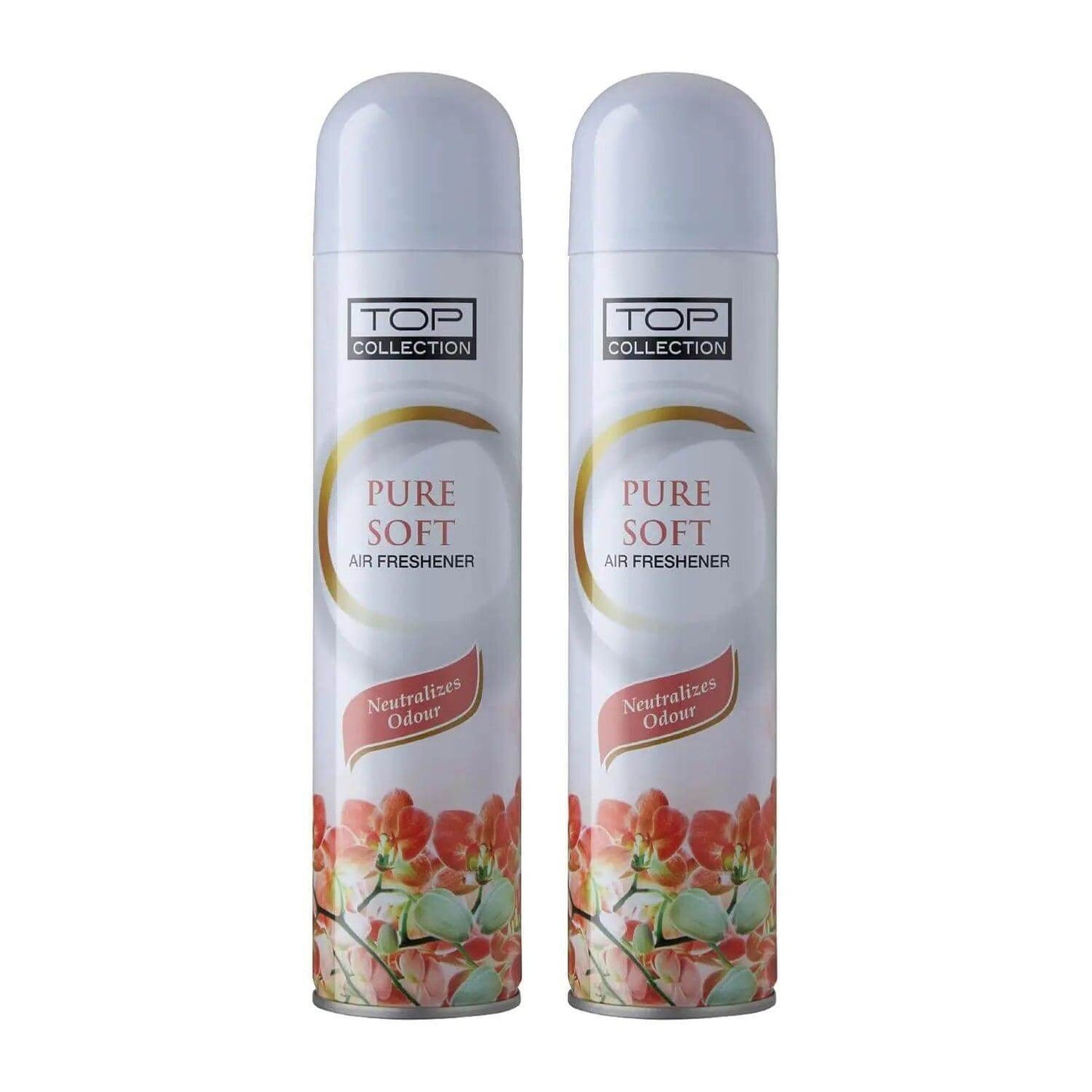 top collection air freshener - pure soft 300ml | exotic caramel, vanilla & citrus fragrance | instant odour neutralizer & air freshener for home & office | made in u.a.e