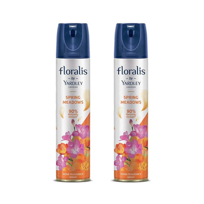 Yardley London Floralis Air Freshener Spray | Scottish Mist | Long-Lasting Floral Fragrance for Home & Office | 90% Naturally Derived Home Fragrance Spray, 210ml (Pack of 1)