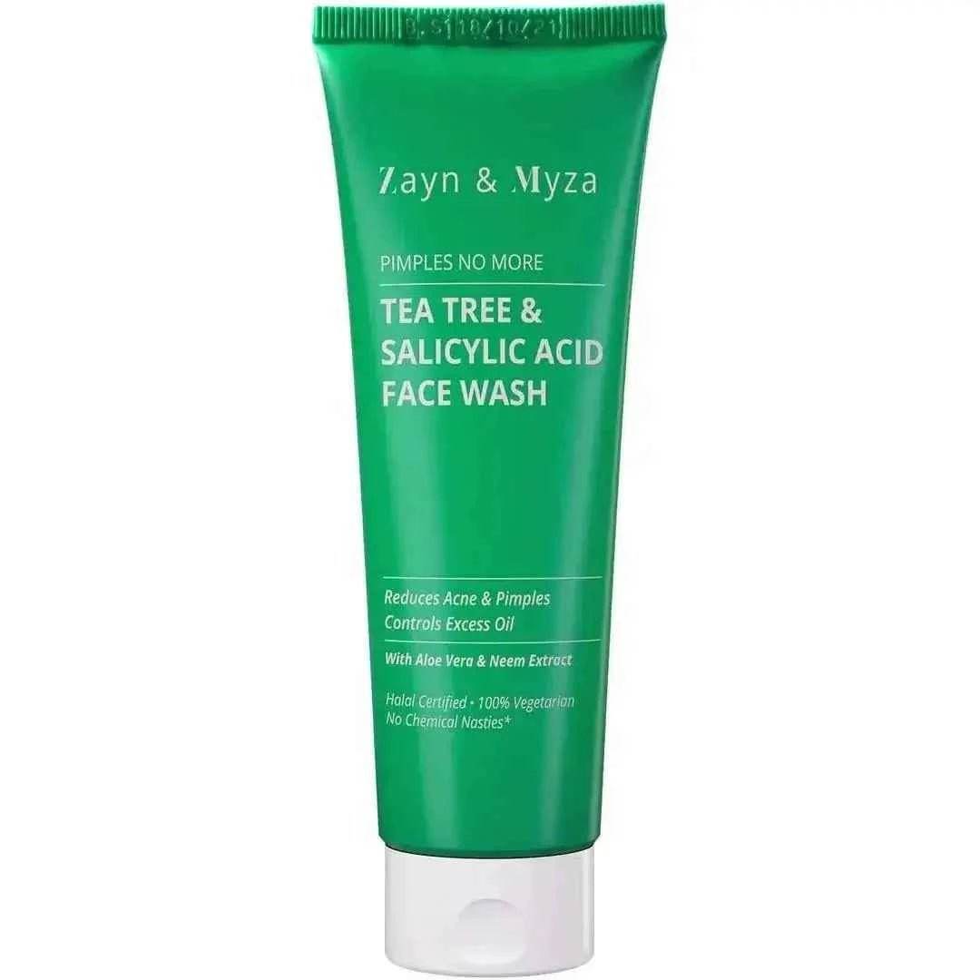 ZM Zayn & Myza Face Wash – Tea Tree & Salicylic Acid, 75ml | Anti-Acne, Oil Control Formula | No Parabens or Sulfates | Suitable for All Skin Types